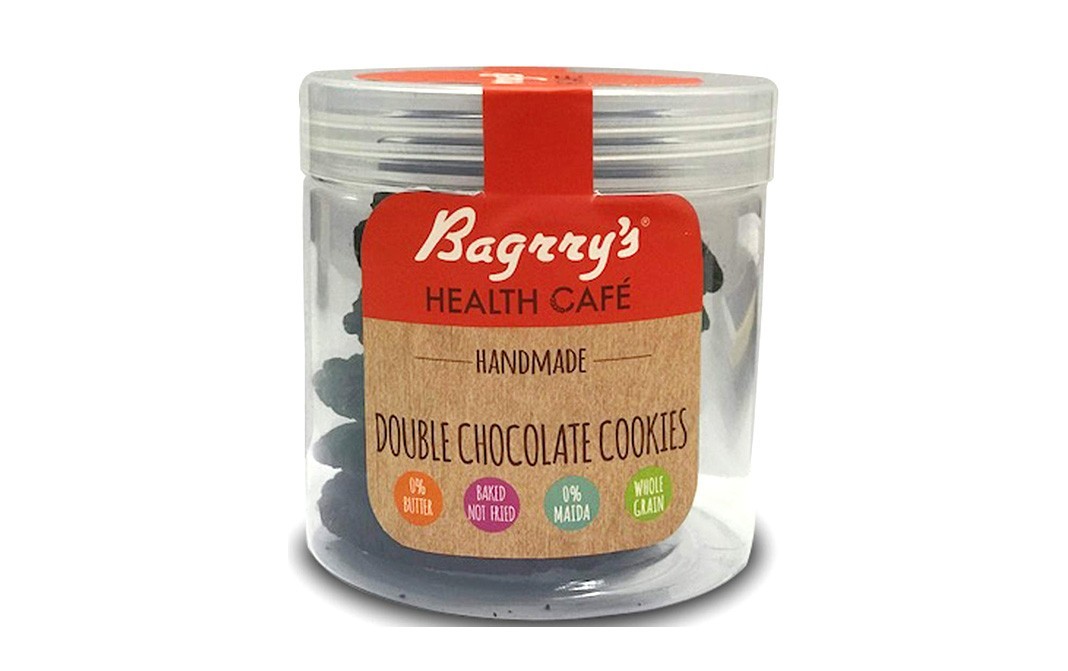 Bagrry's Handmade Double Chocolate Cookies   Jar  200 grams